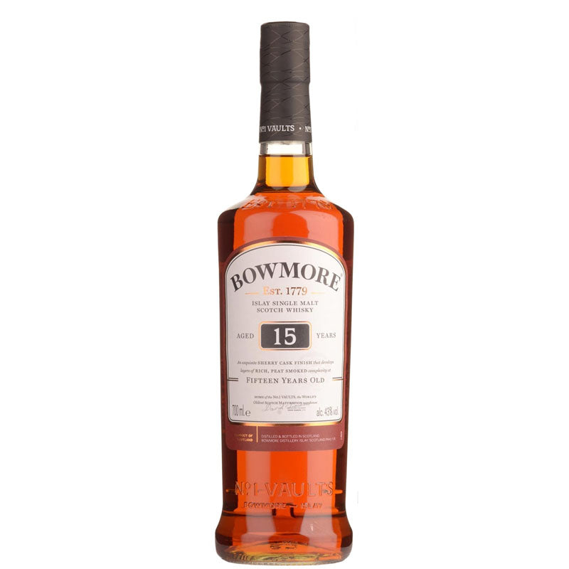 Bowmore 15 Years ABV 43% 70cl with Gift Box