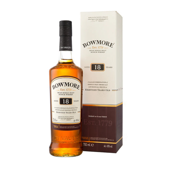 Bowmore 18 Year old Scotch Whisky ABV 43% 700ml With Gift Box