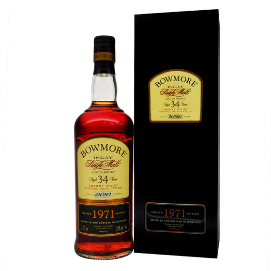 Bowmore 1971 34 Years - The Whisky Shop Singapore