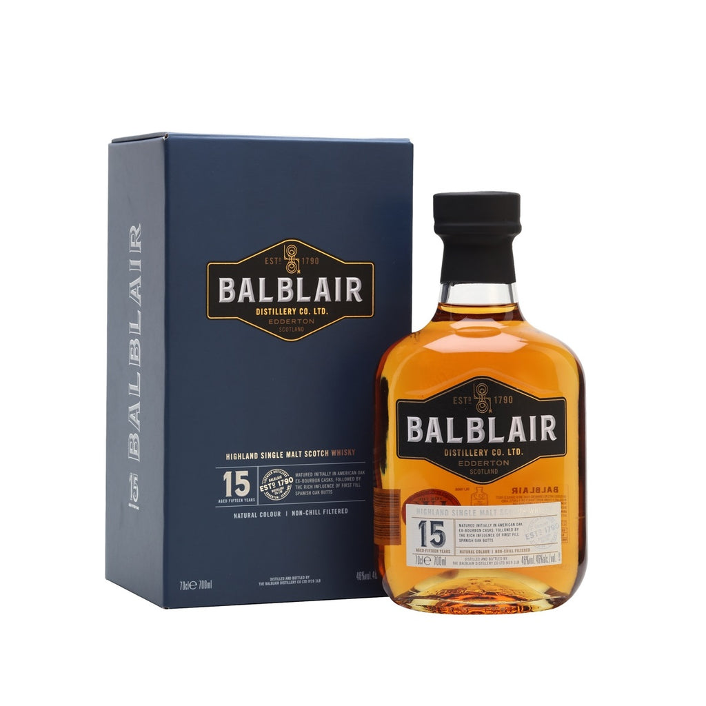 Balblair 15 Years Old ABV 46% 70cl with Gift Box