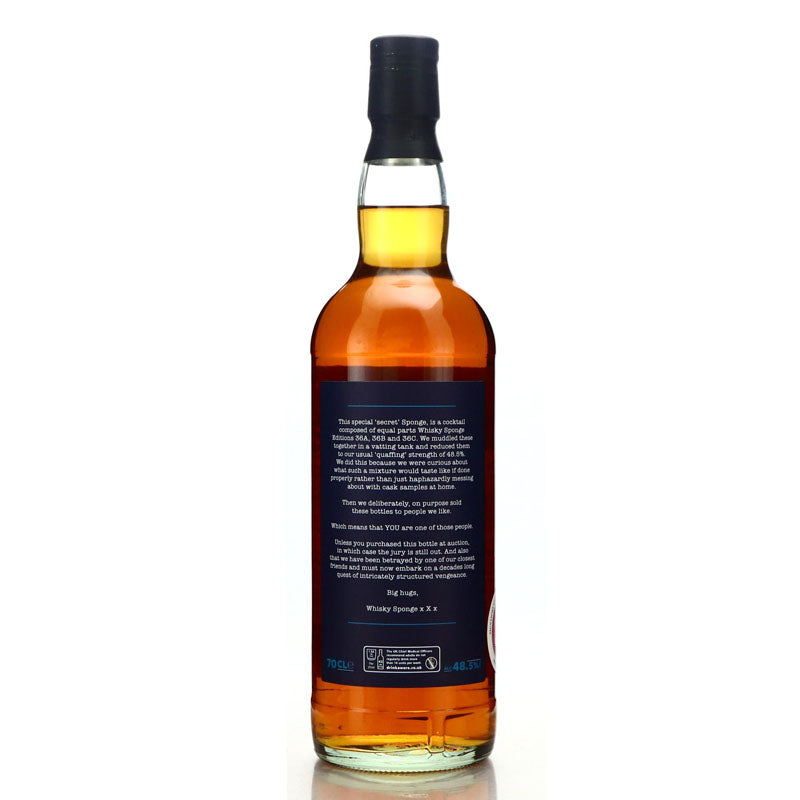 Ballechin 15 Year Old Whisky Sponges Second Secret Edition ABV 48.5% 70CL