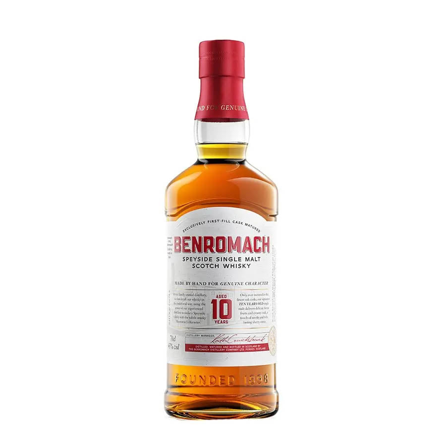 Benromach 10 Year Old ABV 43% 70cl with Gift Box