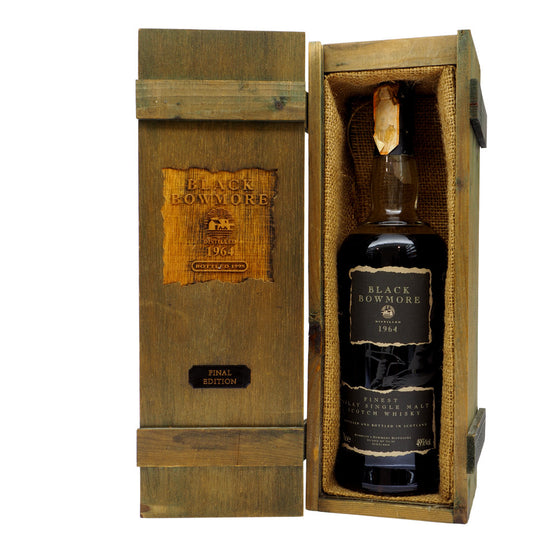 Black Bowmore 1964 31 Years Third Edition - Bottle 1 - The Whisky Shop Singapore