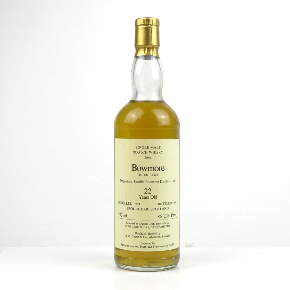 Bowmore 1964 22 Years Duthie - Corti Brothers - The Whisky Shop Singapore