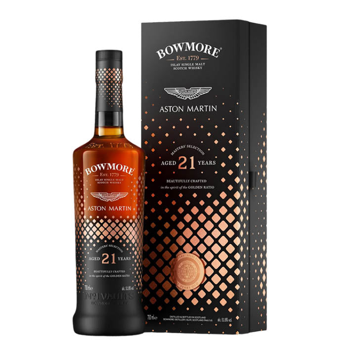 Bowmore Aston Martin 21 Years Old Masters' Selection Single Malt Scotch Whisky 700ml ABV 51.8%