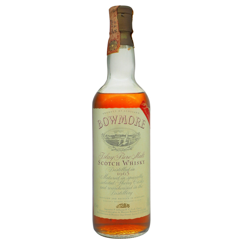 Bowmore 1965 - Soffiantino (Bot. 1980s) No Box - The Whisky Shop Singapore