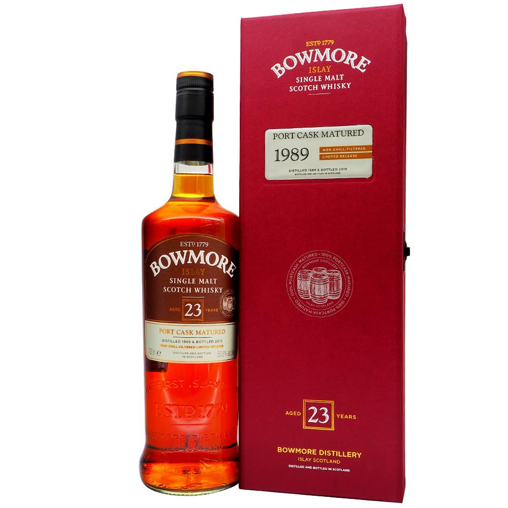 Bowmore 1989 23 Years - Port Cask Matured - The Whisky Shop Singapore
