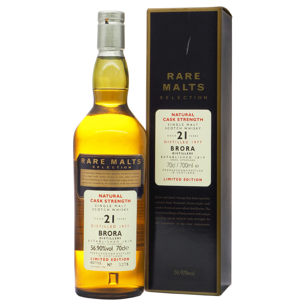 Brora 1977 21 Years Rare Malts Selections - Bottle No. 5278 - The Whisky Shop Singapore