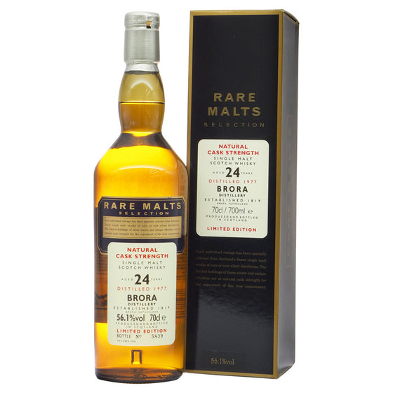 Brora 1977 24 Years Rare Malts Selections - Bottle No. 5839 - The Whisky Shop Singapore