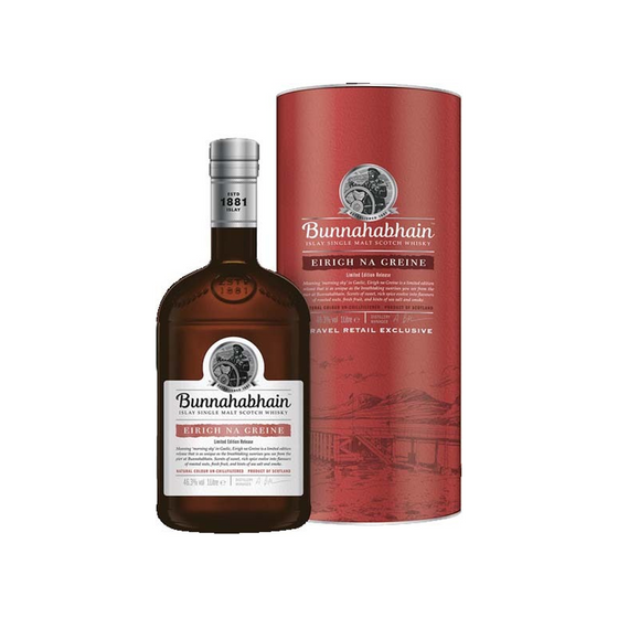 Bunnahabhain Eirigh Na Greine Scotch Whisky Limited Edition Release 46.3% 1000ml with Gift Box