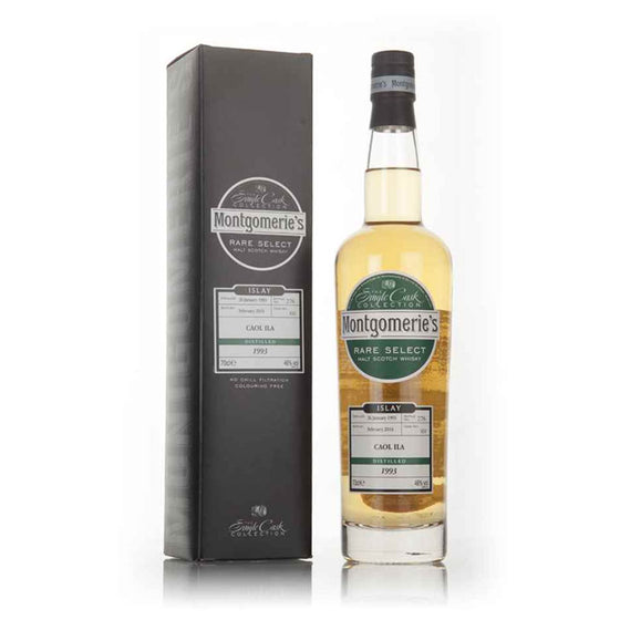 Caol Ila 1993 23 Year Old Montgomerie's Cask #631 ABV 46% 70CL