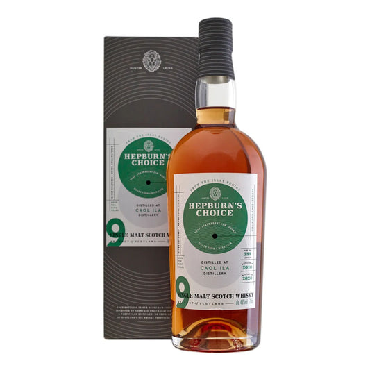 Caol Ila 2010 9 Year Old Hepburn's Choice 2020 Cask Wine Finished Islay Single Malt Scotch Whisky ABV 46% Vol 700ml / 70cl with Gift Box (Pre-Order 7 Days)