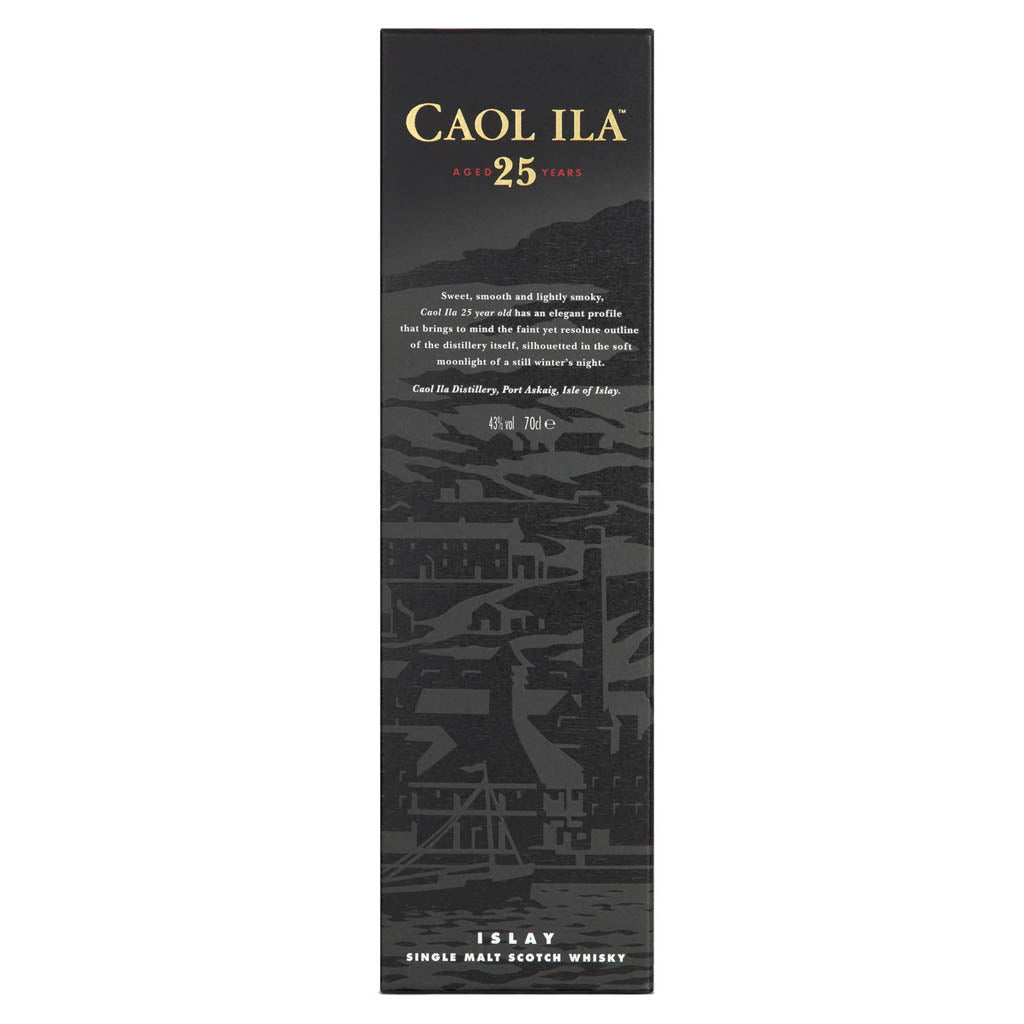 Caol Ila 25 Year Old, Islay Single Malt Scotch Whisky 700ml ABV 43.00%