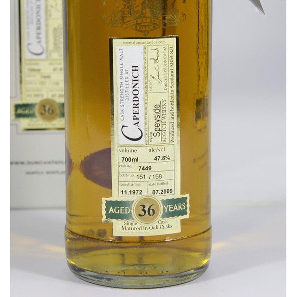 Caperdonich 1972 36 Years Duncan Taylor - Rarest of the Rare - The Whisky Shop Singapore