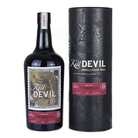 Caroni 23 Year Old Kill Devil Single Cask Rum ABV 62.1% 70CL with Gift Box
