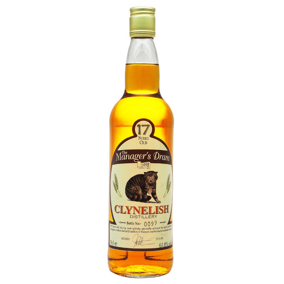 Clynelish 17 Years - Manager's Dram #99 - The Whisky Shop Singapore