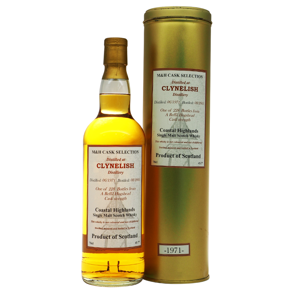 Clynelish 1971 M&H Cask Selection - The Whisky Shop Singapore
