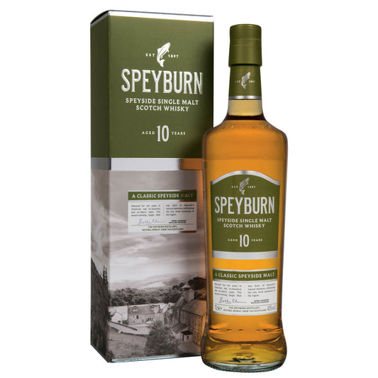 Speyburn 10 Year Old Classic Speyside Malt Speyside Single Malt Scotch Whisky ABV 40% Vol 70cl / 700ml