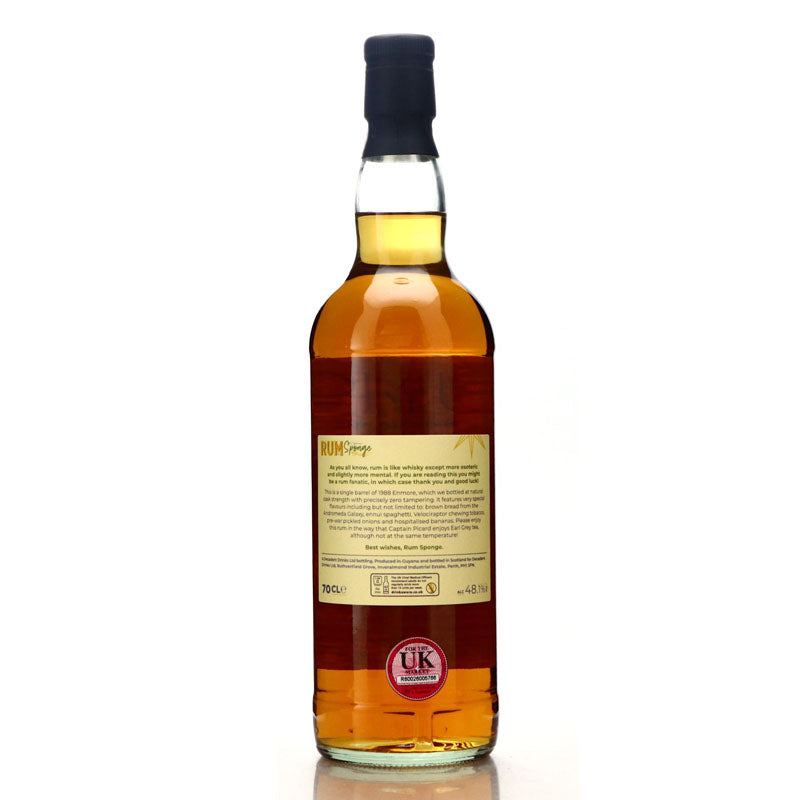 Enmore 1988 32 Year Old Rum Sponge Cask Edition No.7 Refill Barrel ABV 48.1% 70CL with Gift Box