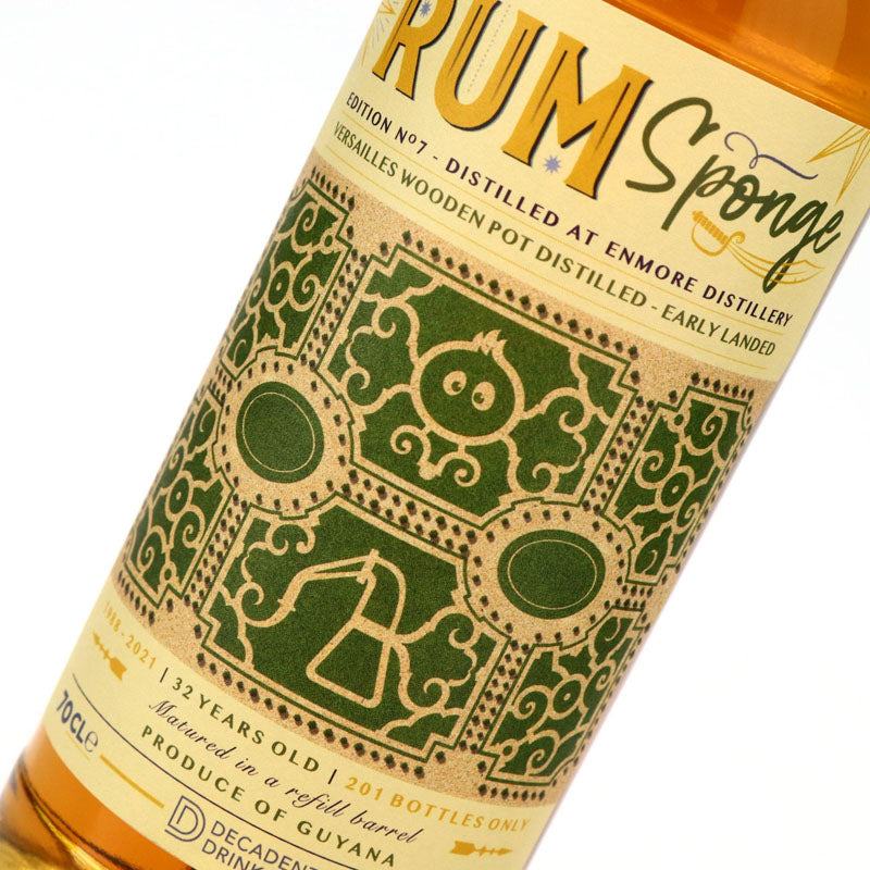 Enmore 1988 32 Year Old Rum Sponge Cask Edition No.7 Refill Barrel ABV 48.1% 70CL with Gift Box