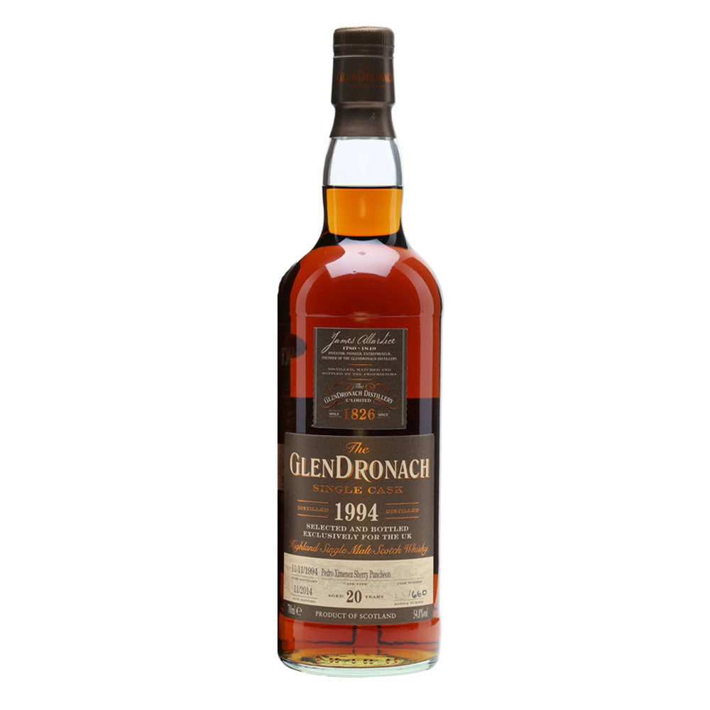 Glendronach 1994 20 Years Cask 2822 - The Whisky Shop Singapore