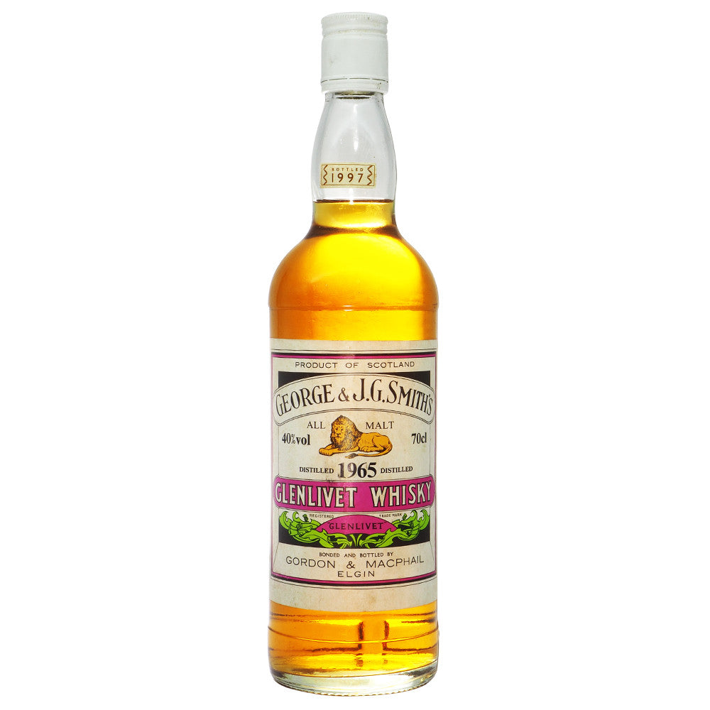 Glenlivet 1965 Gordon & MacPhail - Golden Smith Label Bot. 1997 - The Whisky Shop Singapore