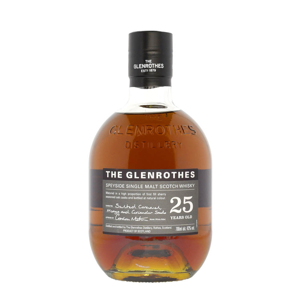 Glenrothes 25 Year Speyside Single Malt Scotch 700ml ABV 43%