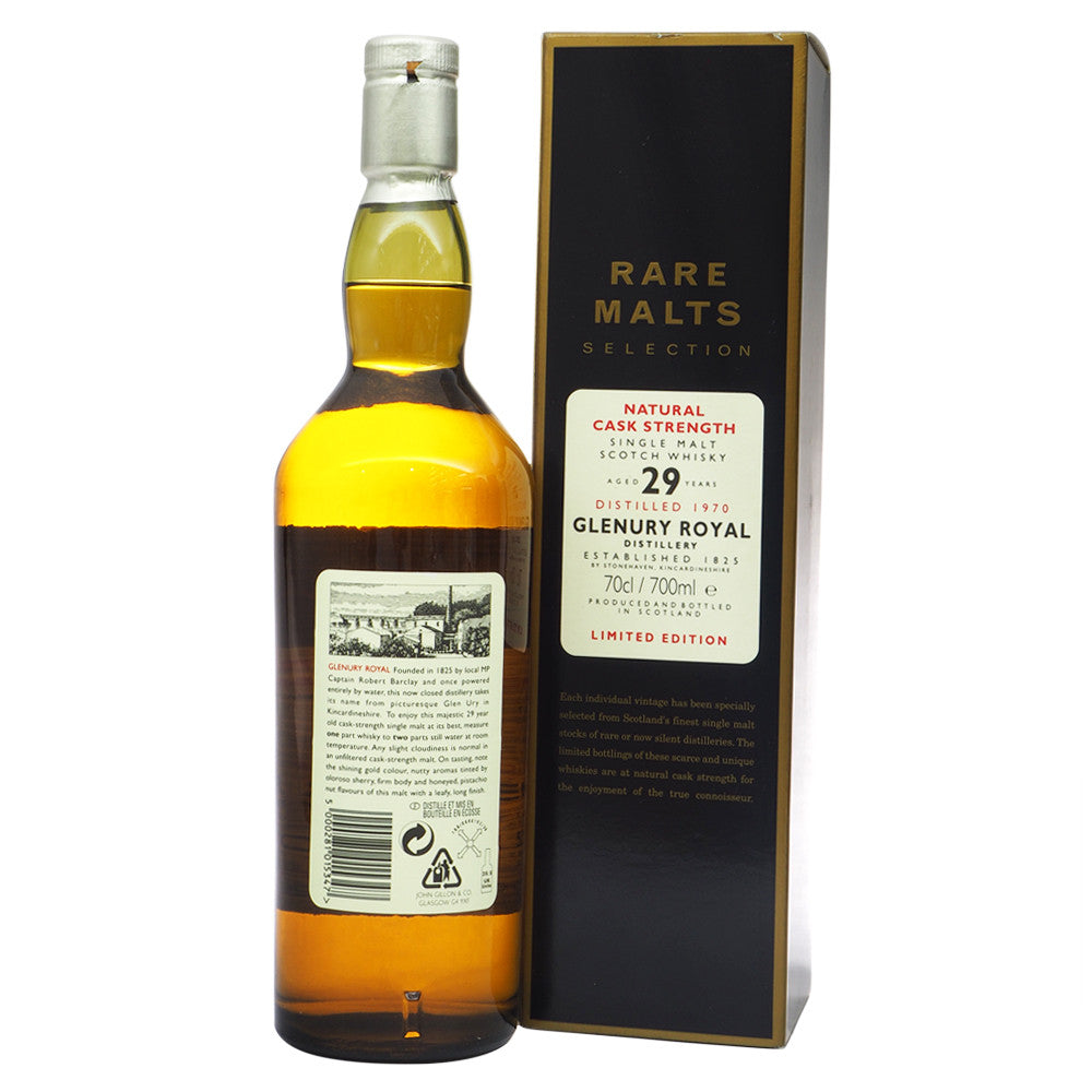 Glenury Royal 1970 29 Years Rare Malts Selections - Bottle No. 2309 - The Whisky Shop Singapore
