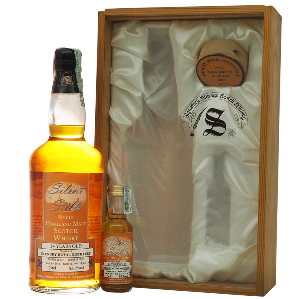 Glenury Royal 1973 24 Years Signatory Vintage - Silent Stills - The Whisky Shop Singapore