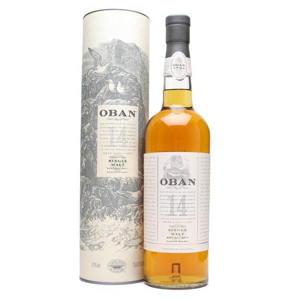 Oban 14 Years Old Single Malt Scotch Whisky ABV 40% 75cl with Gift Box