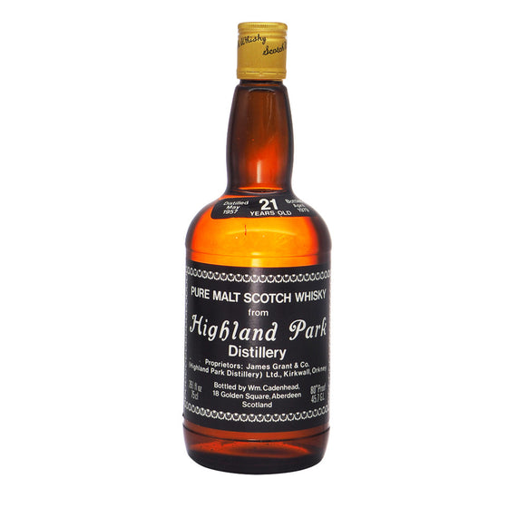 Highland Park 1957 21 Years Cadenhead (Bot. 1979) - The Whisky Shop Singapore