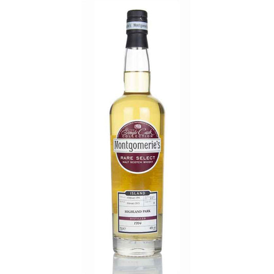 Highland Park Distilled 1994 21 Year Old Montgomerie's Single Cask #33 Orkney Island Single Malt Scotch Whisky ABV 46% Vol 70cl / 700ml (Pre-Order 7 Days)
