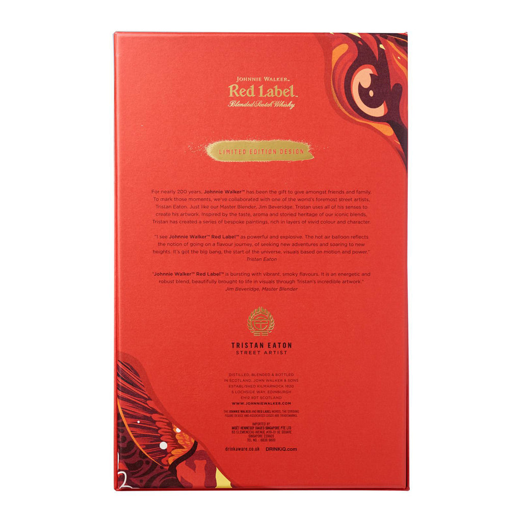 Johnnie Walker Red Label Gift Set with a Glass - The Whisky Shop Singapore