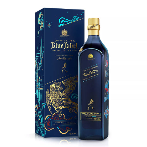 Johnnie Walker Blue Label Year Of The Tiger Limited Edition 2022 ABV 40% 75cl with Gift Box
