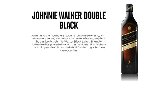 Johnnie Walker Double Black Label Blended Scotch Whisky ABV 40% Vol 100cl / 1000ml / 1L (No Box)