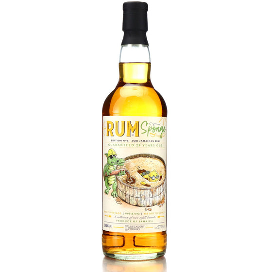Jamaican 29 Year Old Rum Sponge Edition No.6 Two Refill Barrels ABV 57.7% 70CL