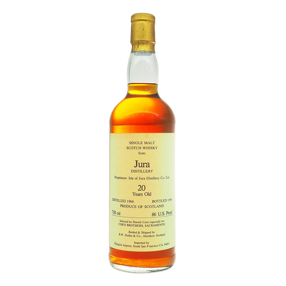 Jura 1966 20 Years Duthie - Corti Brothers - The Whisky Shop Singapore