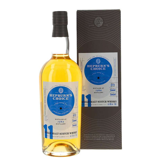 Jura Distilled 2009Bottled 2020 11 Year Old Hepburn's Choice Cask Wine Finished ABV 46% Vol 700ml / 70cl (With Gift Box. Pre-Order 7 Days)