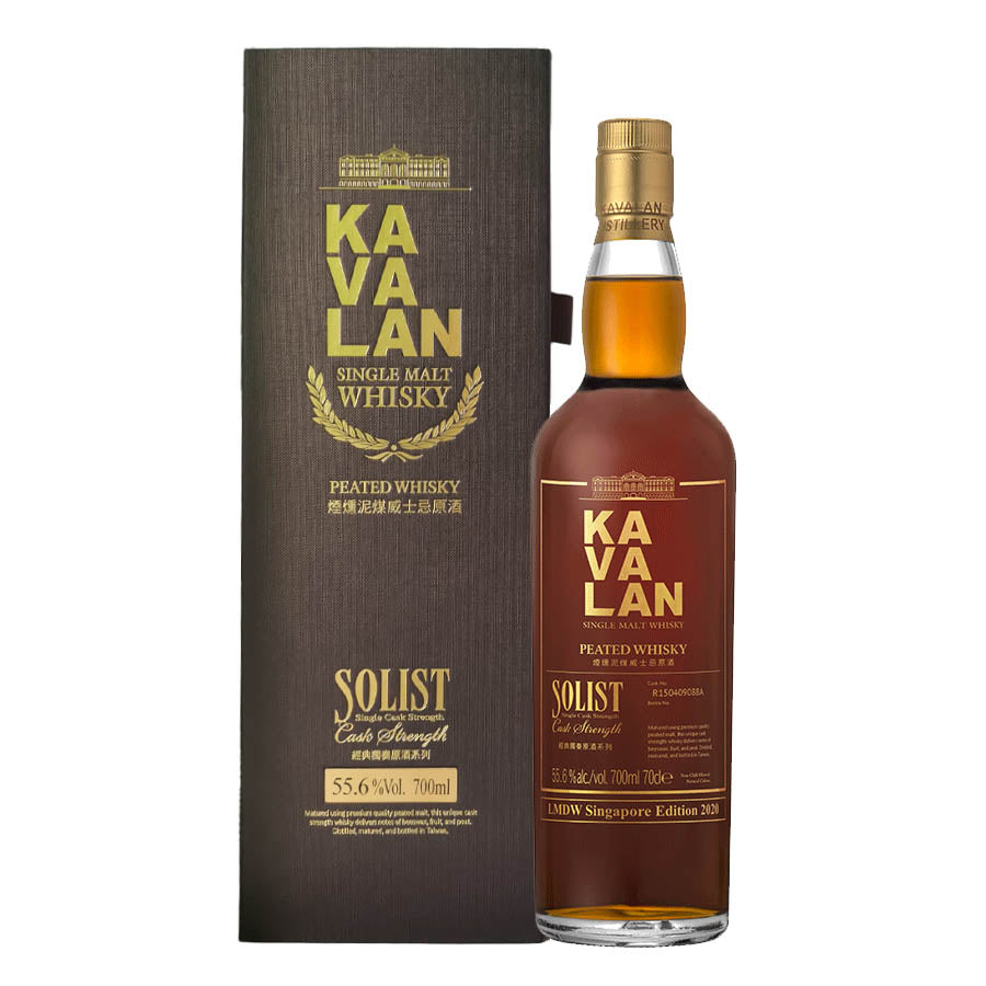 Kavalan Solist Peated Cask Single Malt Whisky LMDW - 2020 ABV 55.6% 700ml