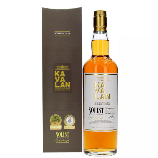 Kavalan Solist ex-Bourbon Single Cask Strength Single Malt Whisky ABV 57.1% Vol 700ml / 70cl (With Gift Box)