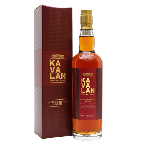 Kavalan Oloroso Sherry Oak ABV 46% 70cl with Gift Box - The Whisky Shop Singapore