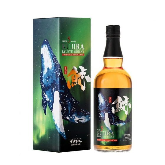 Kujira Ryukyu Whisky 5 years White Oak Virgin Cask ABV 43% 70cl with Gift Box