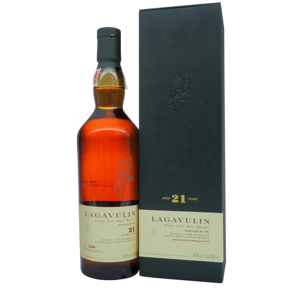 Lagavulin 1985 21 Years (Bot. 2007) - Serge's Favourite Lagavulin #1084 - The Whisky Shop Singapore