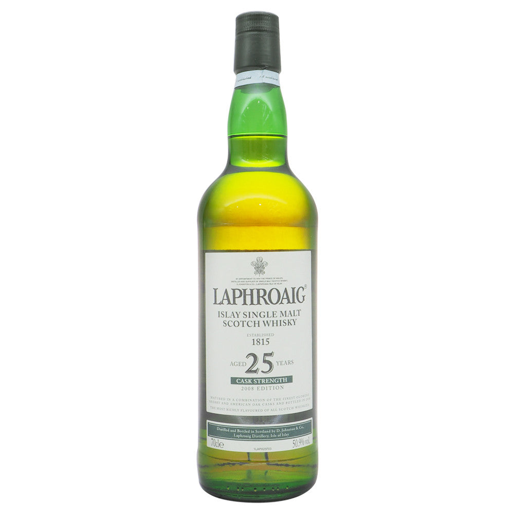 Laphroaig 25 Years Cask Strength (Bot. 2008) - The Whisky Shop Singapore