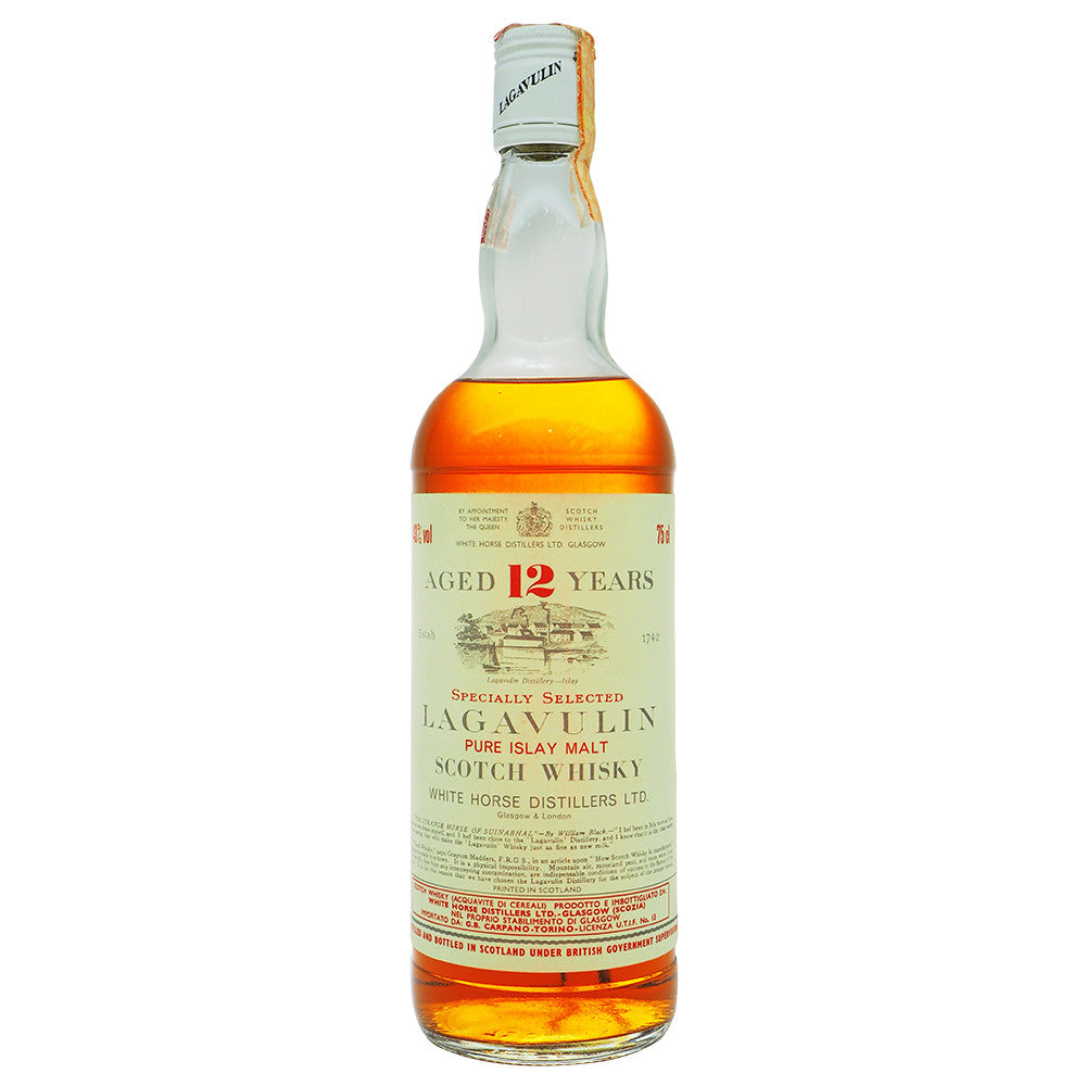 Lagavulin 12 Years White Horse Distillers Ltd - Carpano Import - The Whisky Shop Singapore