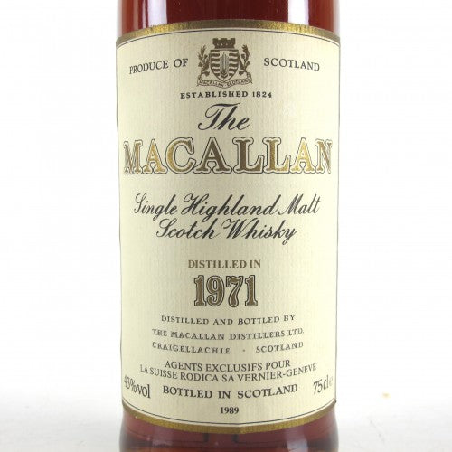 Macallan 1971 18 Year Old - The Whisky Shop Singapore