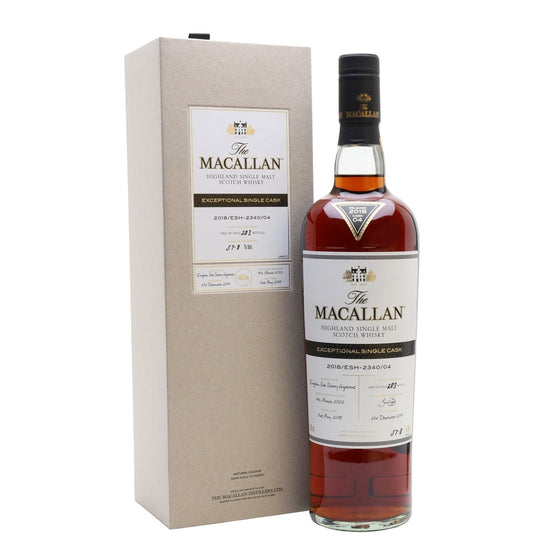 Macallan 2002 Exceptional Cask 16 Years Old #2340-04 / 2018 Release