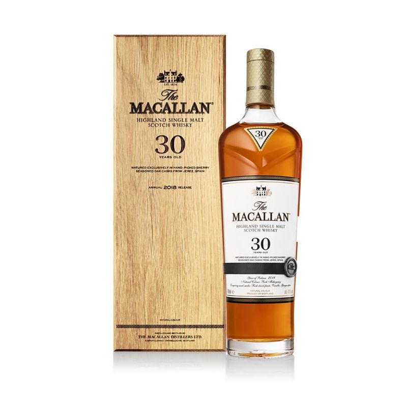 Macallan 30 Years Sherry Oak 2018 Release - The Whisky Shop Singapore