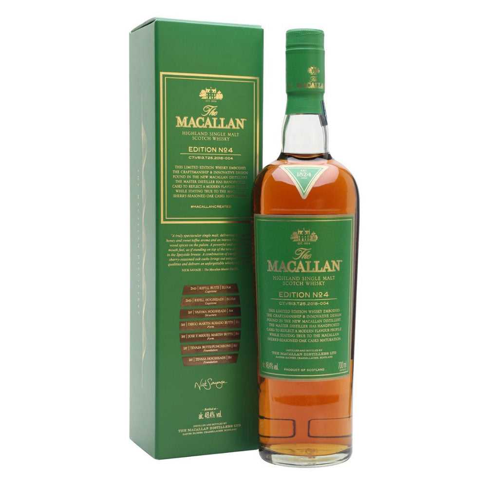Macallan Edition No. 4 with Free Jim Murray Whisky Bible - The Whisky Shop Singapore