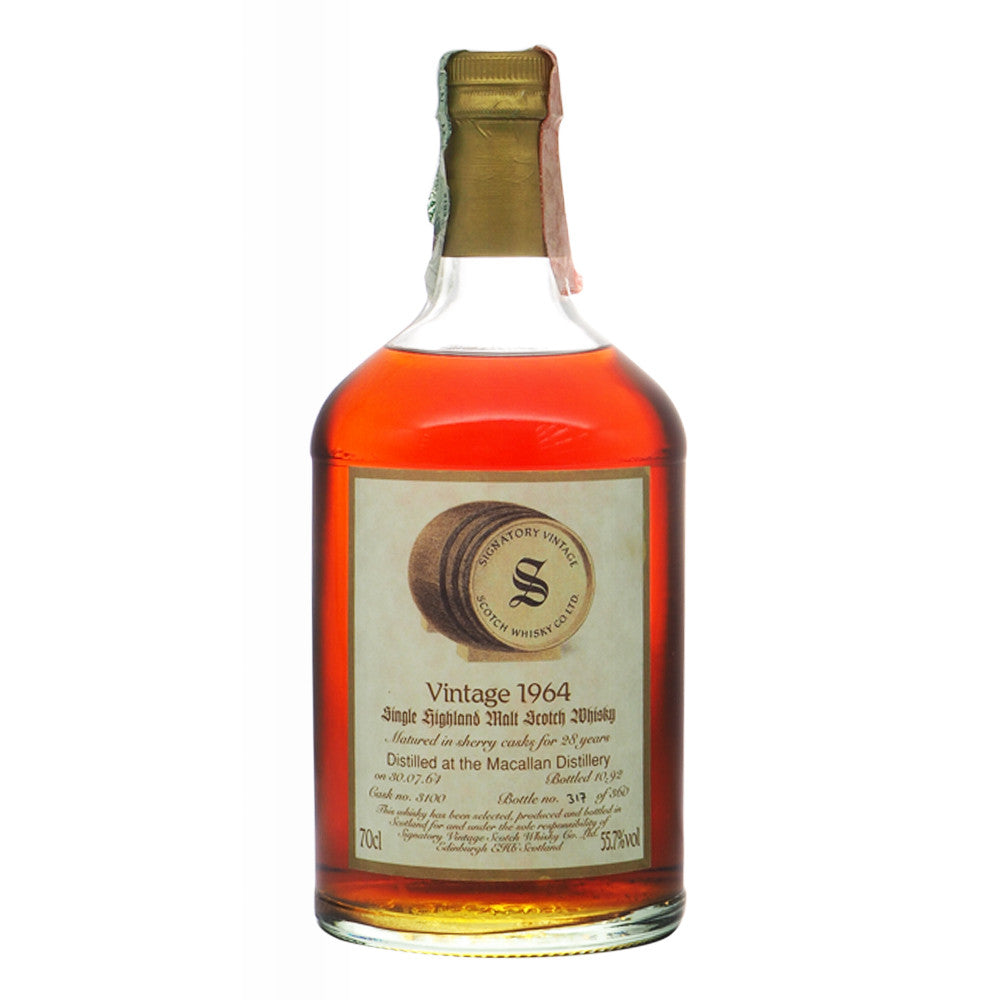 Macallan 1964 28 Years Signatory Vintage - The Whisky Shop Singapore